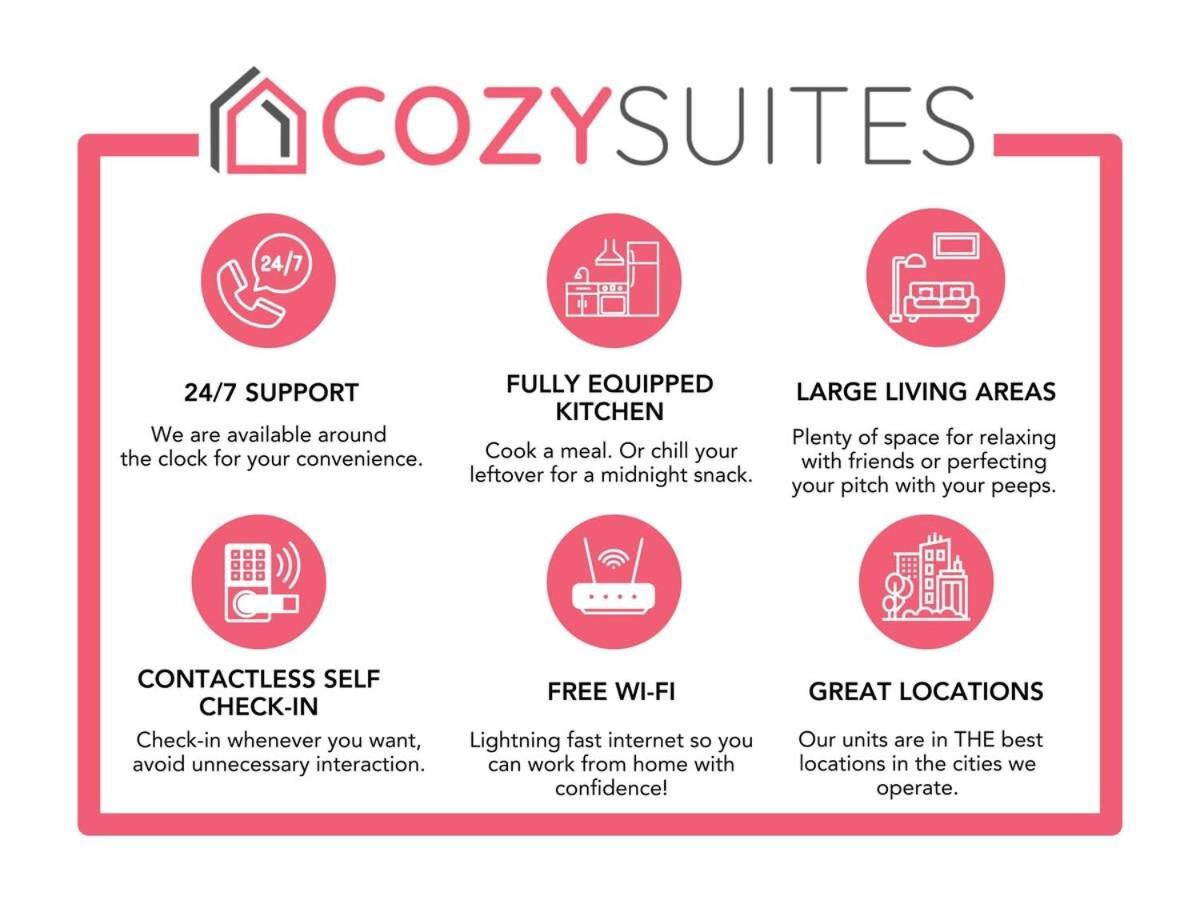 Modern Downtown Apartment 2Br 2Ba By Cozysuites Indianápolis Exterior foto